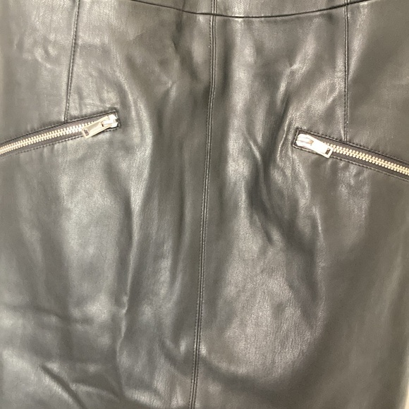 ZARA FAUX LEATHER DRESS - Picture 6 of 6